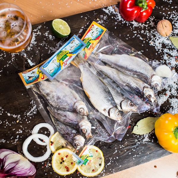 Плотва вяленая крупная