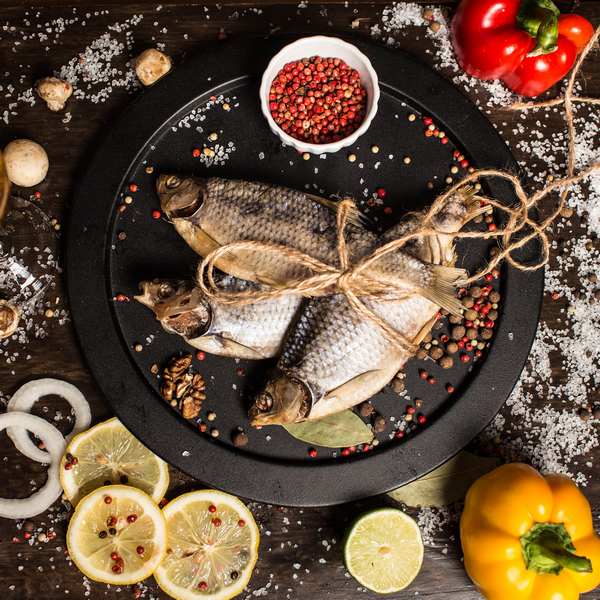 Плотва вяленая крупная