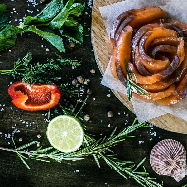 Филе форели холодного копчения (нарезка)