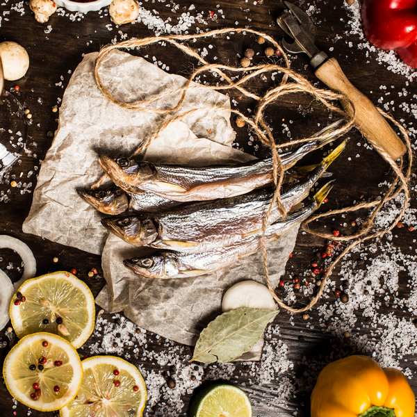 Корюшка вяленая крупная