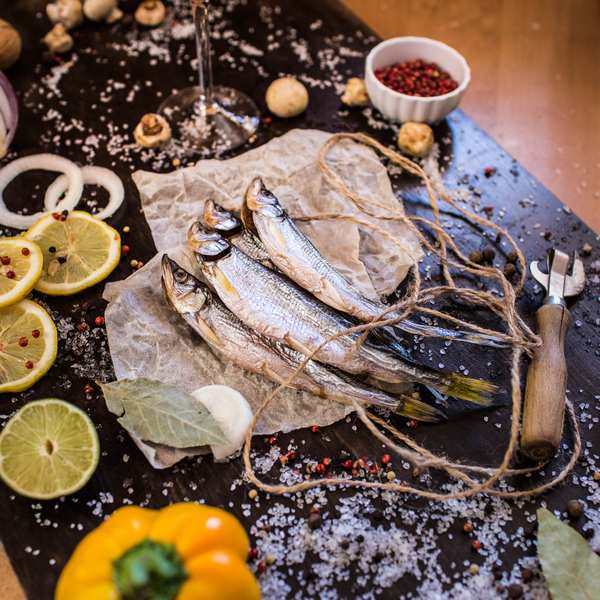 Корюшка вяленая крупная