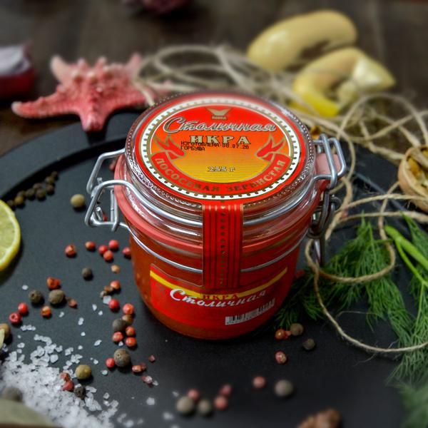 Икра «Столичная» лососевая 255гр